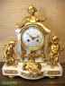 Relógio antigo com mechanismo de Paris #2
