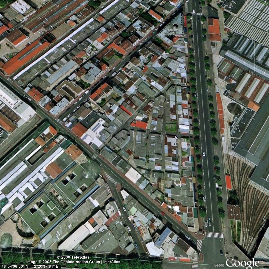 Satellite photo of Vernaison
